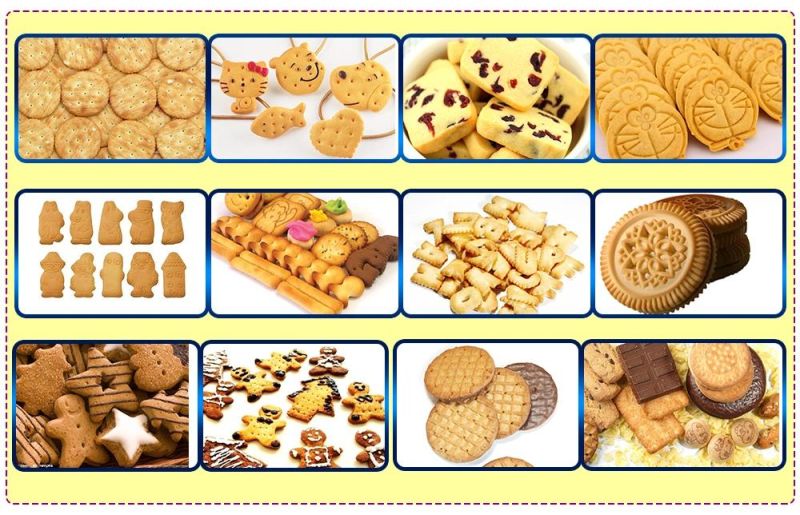 High Capacity Full Automatic Biscuit Making Machine Different Shape Can Be Customized