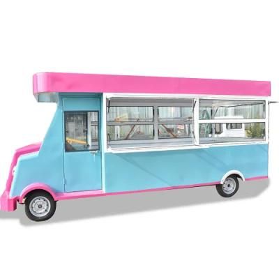 Mobile Food Cart Stainless Steel Ice Cream Carts Concession Trailer Towable Food Truck for ...