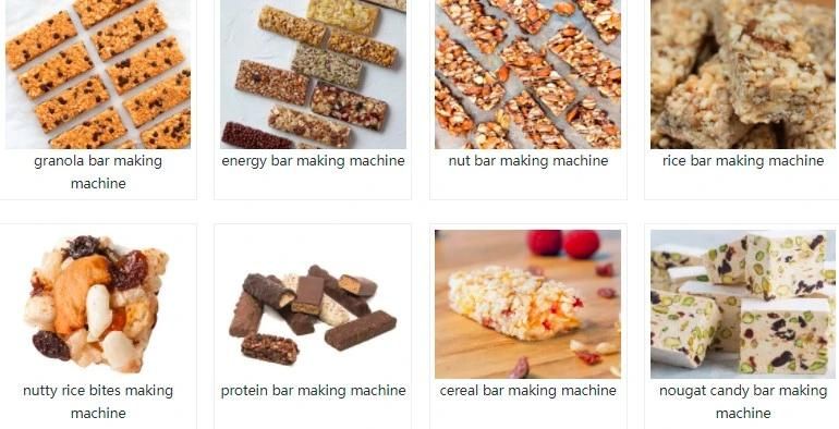 Hot Selling Crispy Rice Cereal Granola Nuts Bar Making Machine