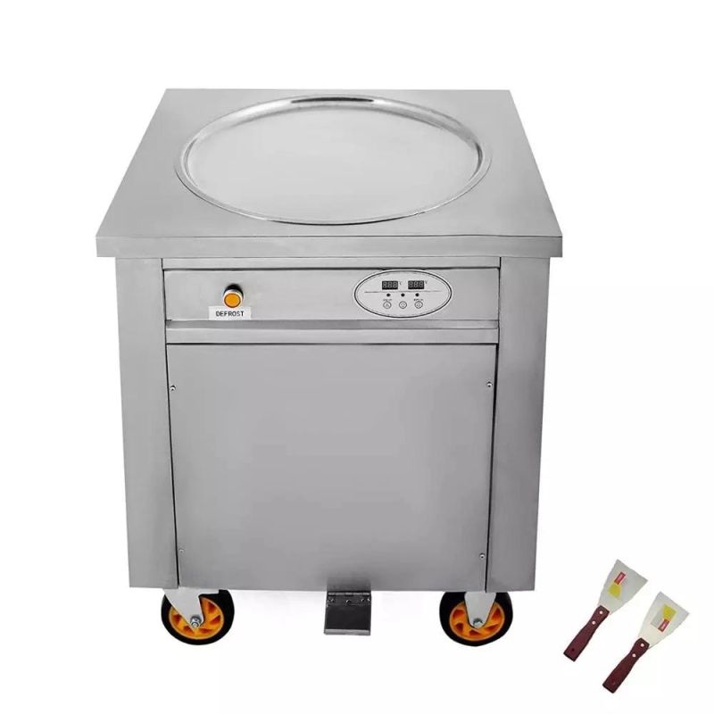 Street Food Mini Fried Ice Cream Roll Machine Fried Ice Cream Machine