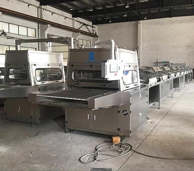 2018 12kw Chocolate Coating Machine, Chocolate Enrobing Machine