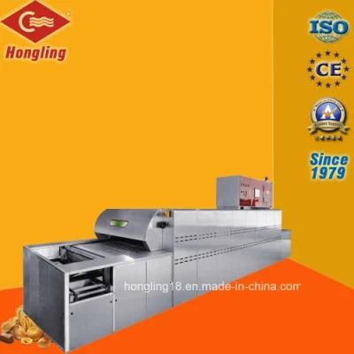 Customized Biscuit Bread Moon Cake Production Line Industrial Diesel Tunnel Oven