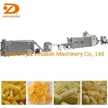 Small Frying Crispy 3D Corn Bugles Pellets Fried Chips Snacks Food Machine Production Line ...