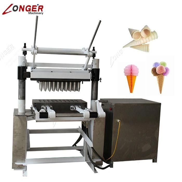 Production Plant How to Make Ice Cream Cone Machine Equipment