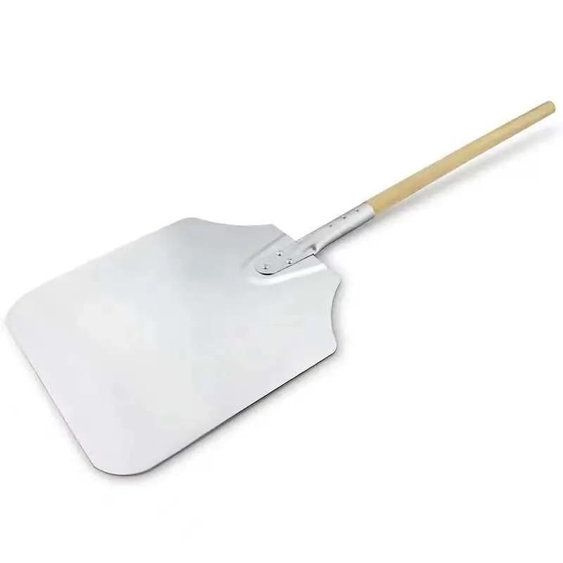 Commercial Restaurant Kitchen Pizza Tools 12X14 Inch Aluminum Pizza Peel with Wood Handle