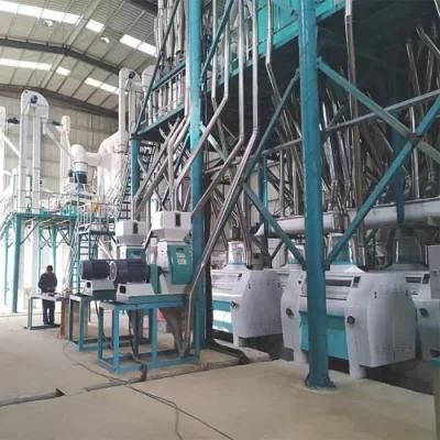Kenya Fortificated Vitamin Adding Maize Flour Miling Macking Machine Sifted Maize Meal