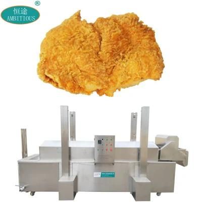 Conveyor Mesh Belt Chicken Nugget Fried Chicken Steak Continuous Belt Fryer
