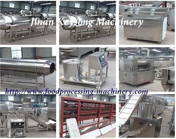 Single Screw Pasta Macaroni Puff Snack Food Extruder