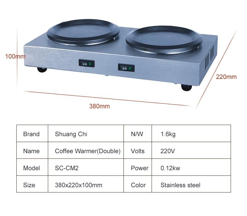 Stainless Steel Coffee Warmer Coffee Heater