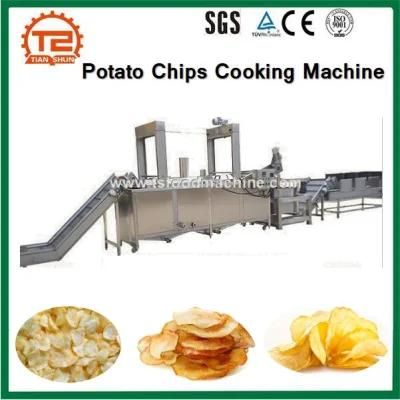 Automatic Taro Cassavo Potato Chips Cooking Machine for Sale