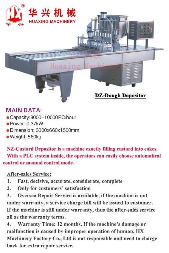 Nz-Cutard Depositor (Depositing Machine/Custard Cake)