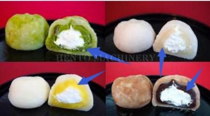 Industrial Commercial Mochi Ice Cream Machine / Japan Mochi Ice Cream Making Machine / Encrusting Machine Mochi