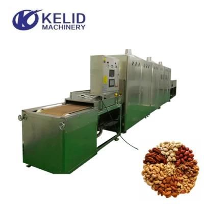 Industrial Tunnel Microwave Nuts Baking and Roasting Machine