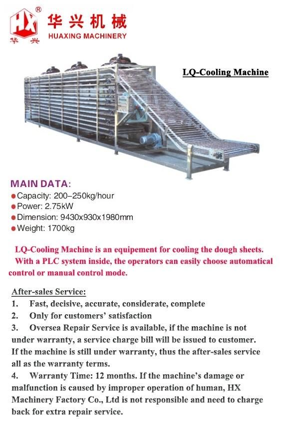 Lq-Cooling Machine (Snack Food Machine/Shrimp Stick/Prawn Cracker)