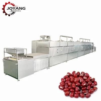 Electricity Tunnel Type Industrial Red Beans Microwave Drying Machine