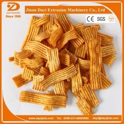 Fried Wheat Flour Snack Food Extruder Machine Process Line