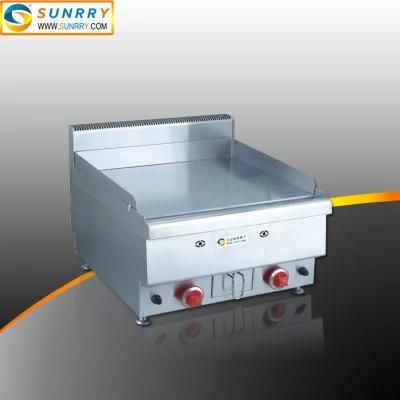 CE Approved Counter Top Industrial Gas Griddle Equipment for Sale