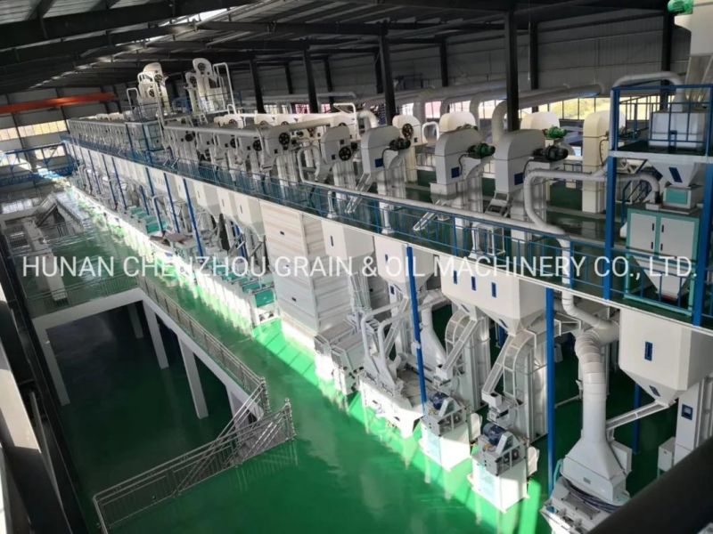 100-2000tpd Automatic Rice Milling Machine Grain Processing Clj Brand Rice Plant
