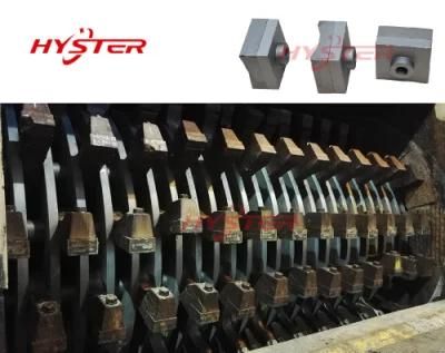 700bhn Bimetallic Shredder Hammer Tips for Sugar Mill