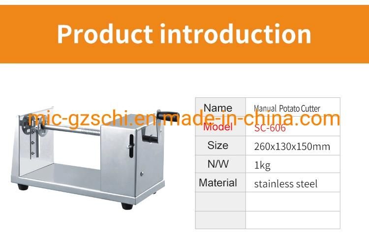 Electric Potato Twister Tornado Slicer Automatic Twisted Potato Cutter Machine