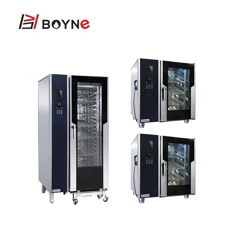 40 Gn Pans Stainless Steel Cooking Equipment Electric Combi Oven