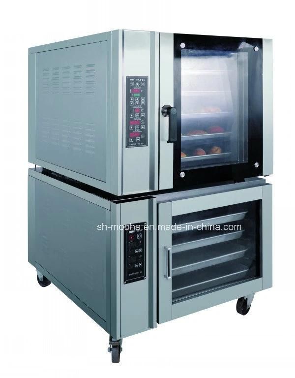 Commercial Bakery Bread Cake Cookie Biscuit Baking Food Equipment Convection Oven Complete Croissant Baking Line Bakery Oven for Sale 5 Pans Electric Oven