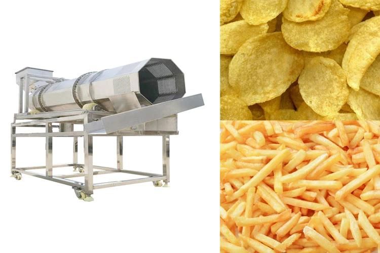 Seasoning Powder Mixing Blender Machinery Potato Chips Flavoring Machine