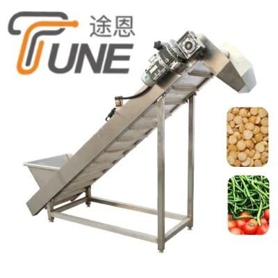 High Quality Stainless Steel Large Angle Hoister Conveyor Inclined for Food