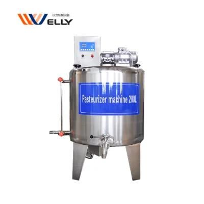 Easy Operate Beer Egg Liquid Fruit Juice Milk Pasteurizer Pasteurization Machine