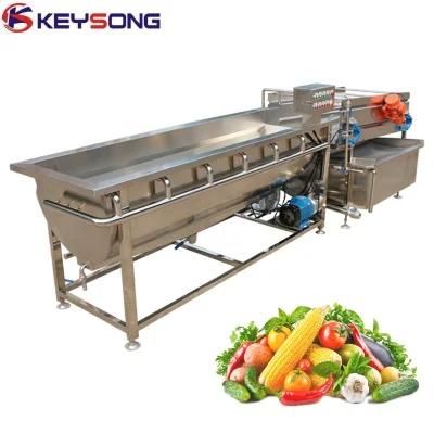 Fully-Automatic Fruits Vegetables Processing Line Washing Cleaning Machine