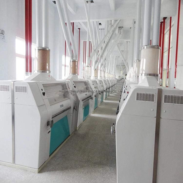 Complete Processing Line of Wheat Flour with Capacity of 100-120 Mt/D