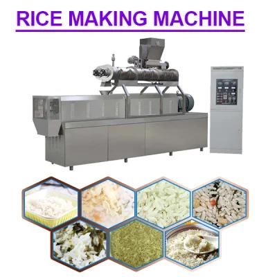 Hot Sale Artificial Fortified Nutritional Rice Twin Screw Extruder Making Processing ...