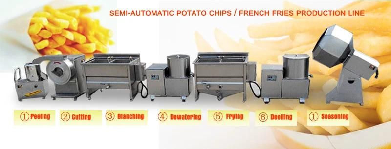 Big Capacity Potato Chips Production Line Fully Automatic Production Line for Potato Chips