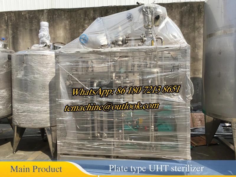 Plate Type Milk Pasteurizer Continuous Flow Pasteurizer
