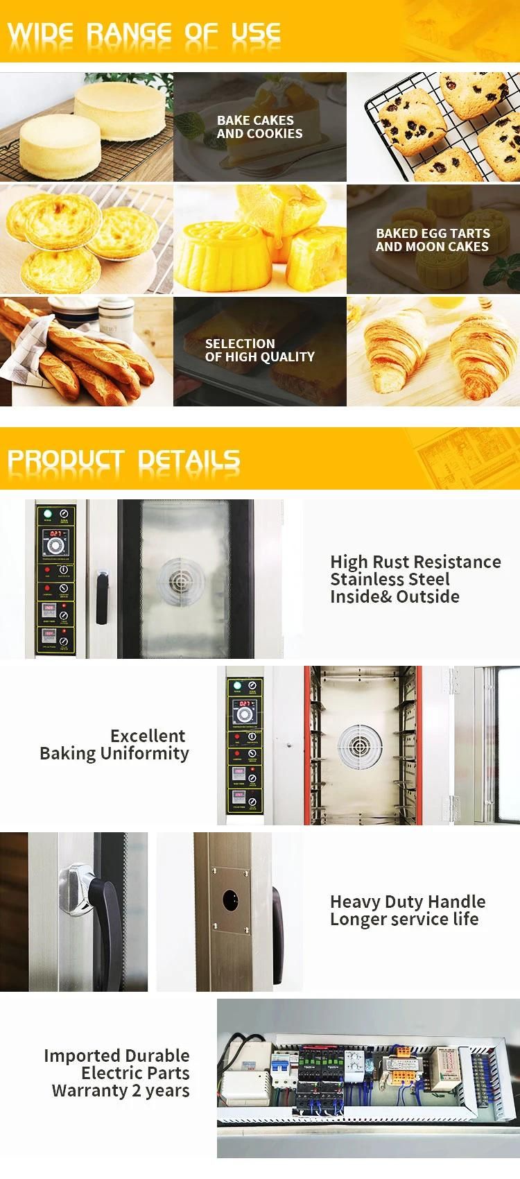 Hot Sale 5 Trays Gas Convection Oven/Bake Machine for Baking