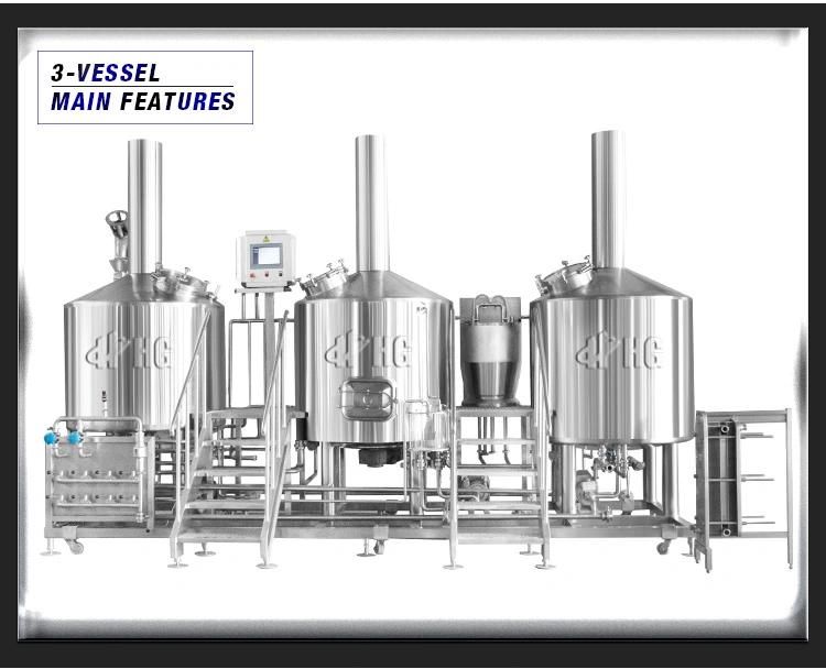 Beer Brewing Turnkey Plant Wine Making Machine Equipment 1000L