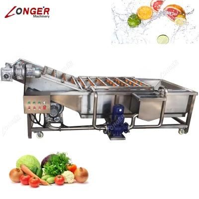 Industrial Automatic High Pressure Lettuce Berries Washer Fruit Washing Machine