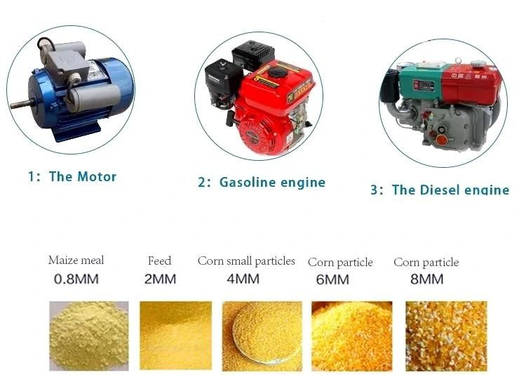 Rice Corn Grinder Dry and Wet Coarse Grain Grinding Machine