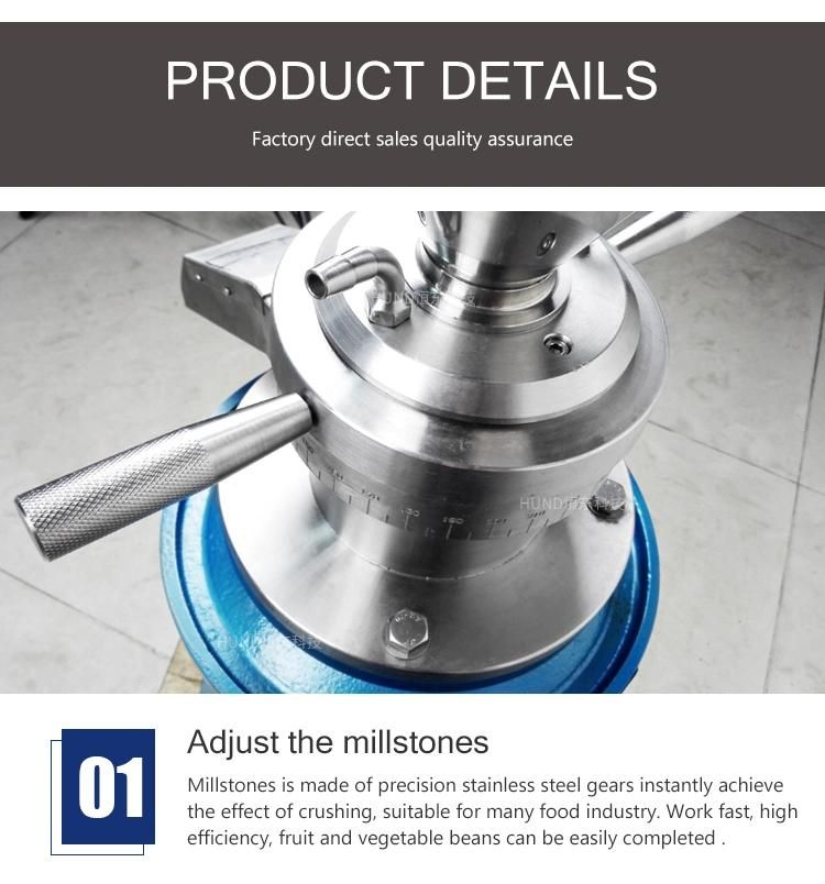 Hummus Grinder Machine Chickpea Paste Making Grinder Machine Colloid Mill