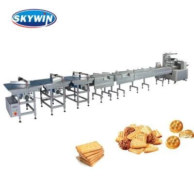 Skywin Commercial Automatic Packaging Machine Biscuits Packaging Cookies Filled Machine