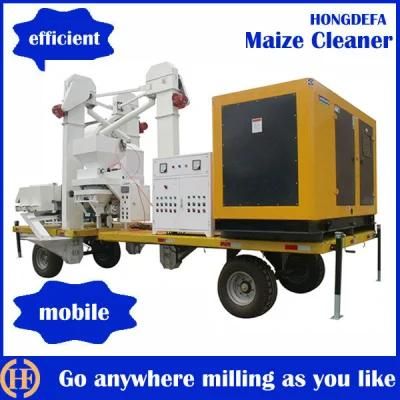 Mobile Small Corn Grinder with Generator for Sale