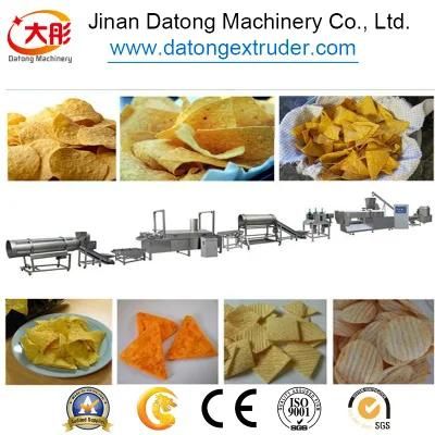Crispy Chip Fried Wheat Flour Snack Food Making Machine