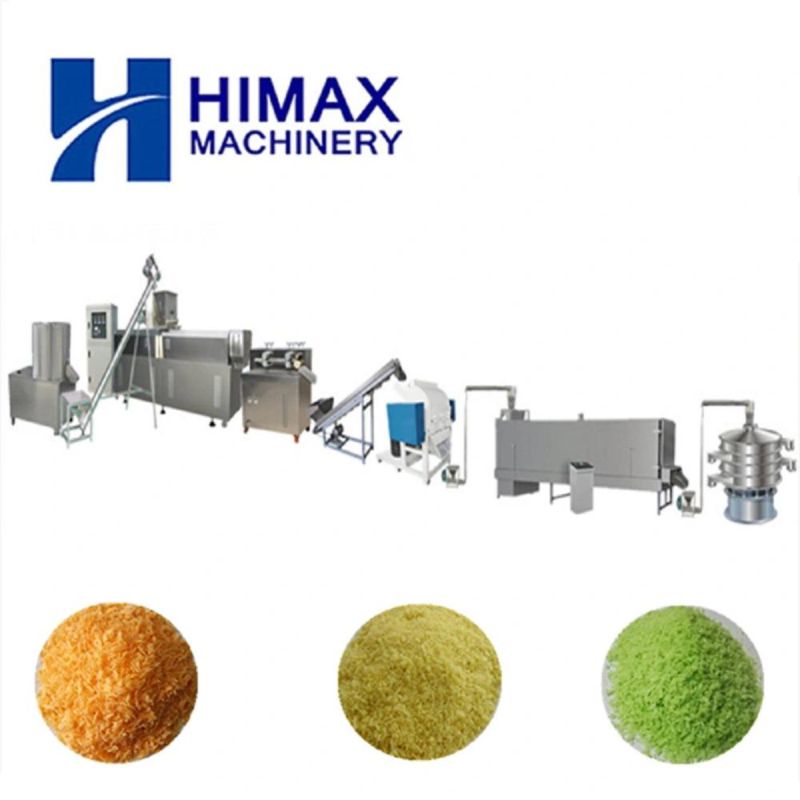 Double-Screw Extruder Breadcrumbs Making Machine