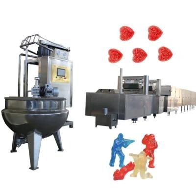 Automatic Small Handmade Jelly Gummy Bear Soft Candy Making Machine