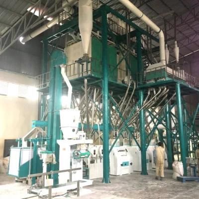50t Grain Wheat Flour Mill Milling Machine with Installation