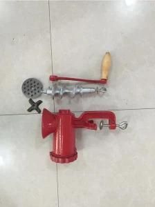 Manual Home-Use Meat Grinder, Meat Mincer with Wooden Handle