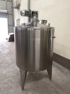 Double Jackets Tank with Mixer Reaction Tank Holding Tank