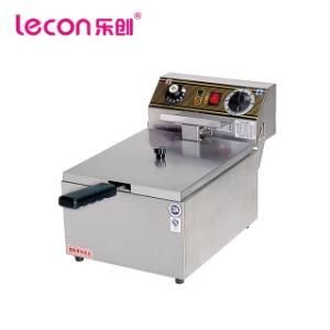 Commercial Stainless Steel Table Counter Top Double Tank Fish Chips Electric Fryer