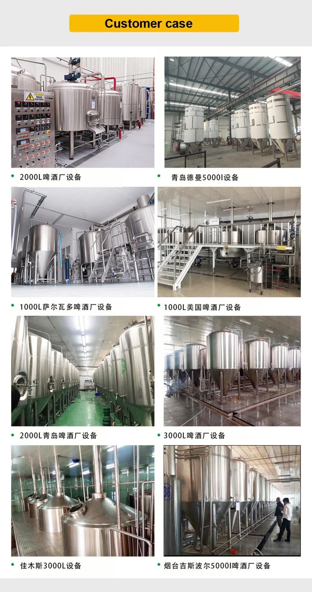 Food Grade Stainless Steel Beer Brewery Equipment with Touch Screen Control