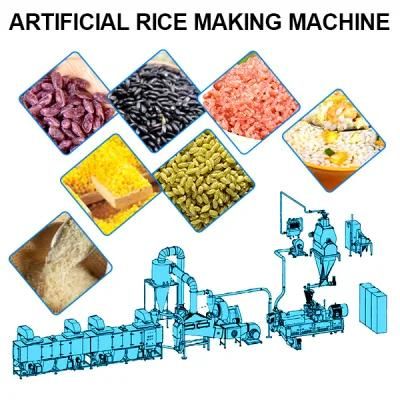 Rice Kernel Extruder Machine/Fortified Rice Making Machine Extrusion Machine Process Plant